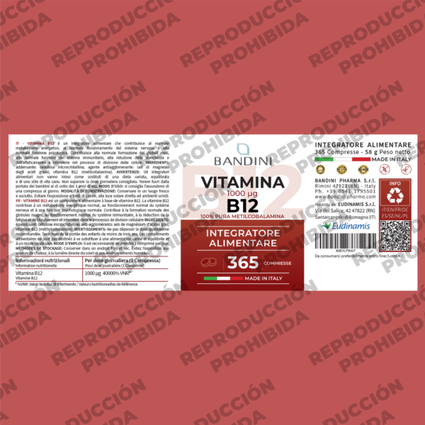 Vitamina B-Complex 365 tabletas.PT05
