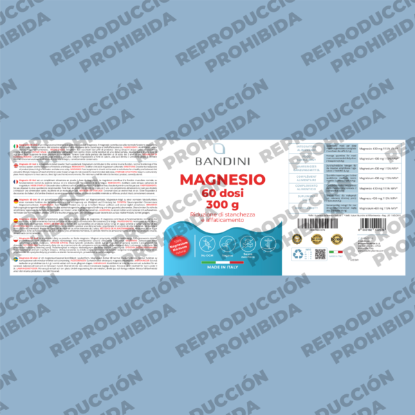 Magnesio polvo 60 dosis.PT04