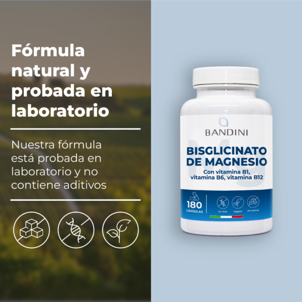 Magnesio Bisglicinato 180 capsulas.PT03