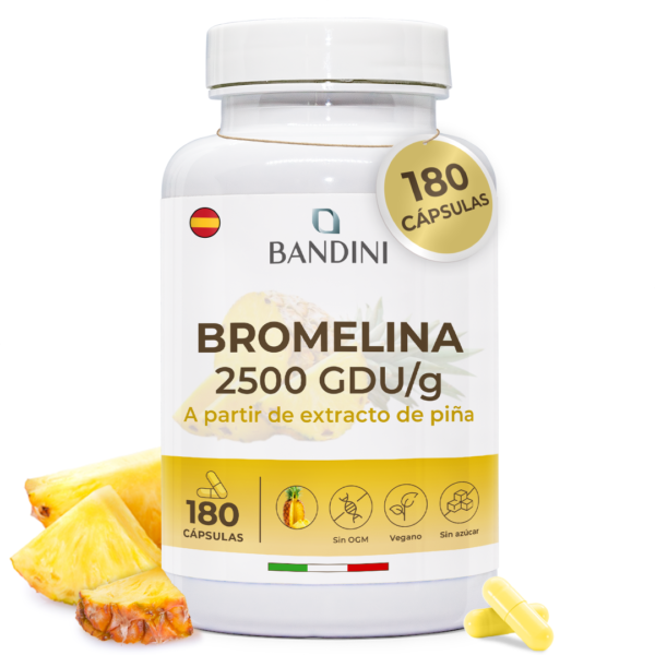 Bromelina 180 capsulas