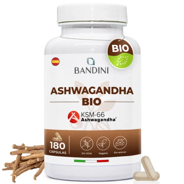 Suplemento de Ashwagandha ecológica