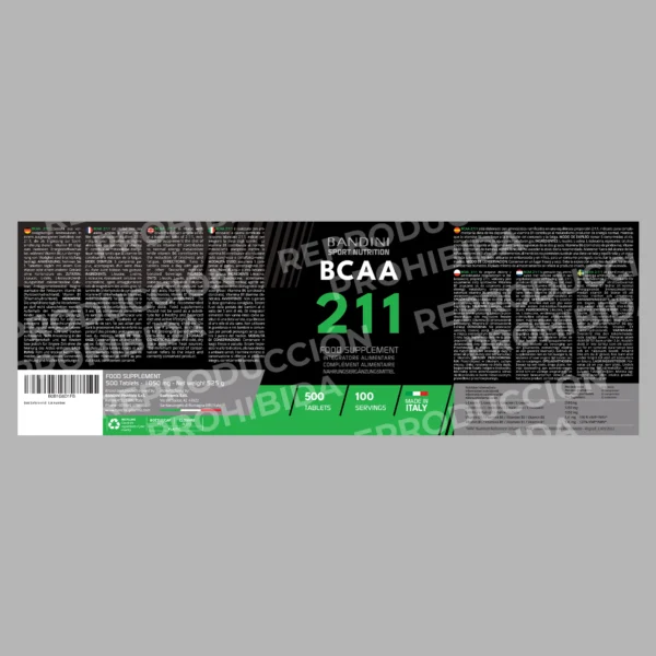 Suplemento de BCAA 2 1 1