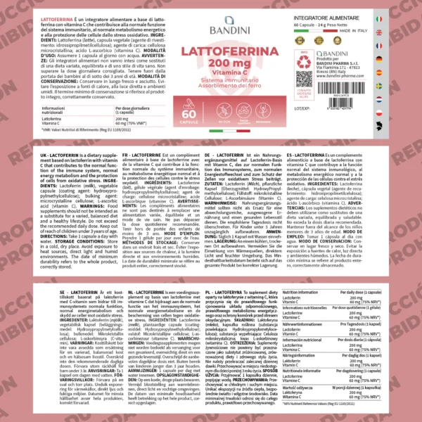 Lactoferrina - 60 cápsulas - Imagen 5