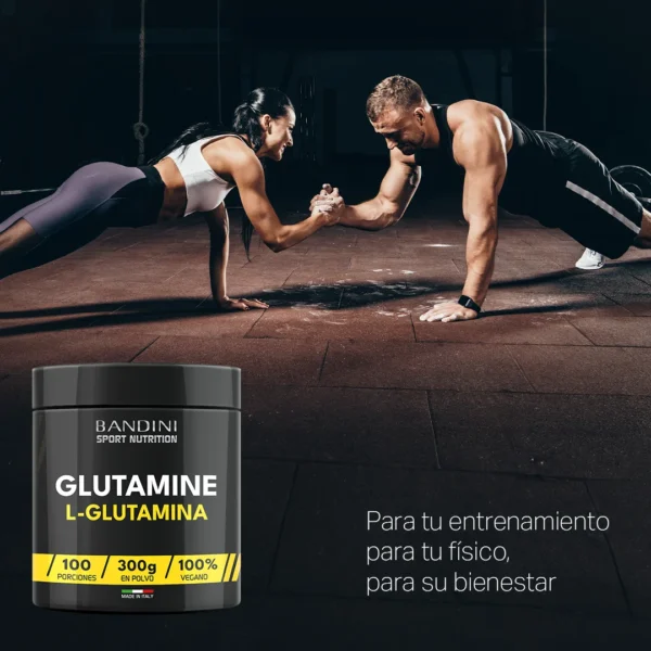 Suplemento de glutamina en polvo