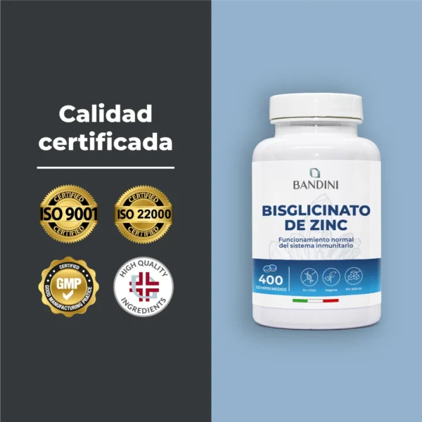 Suplemento de bisglicinato de zinc