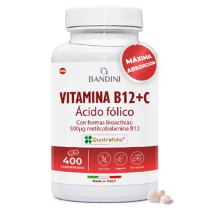 Suplemento de vitamina B12+C