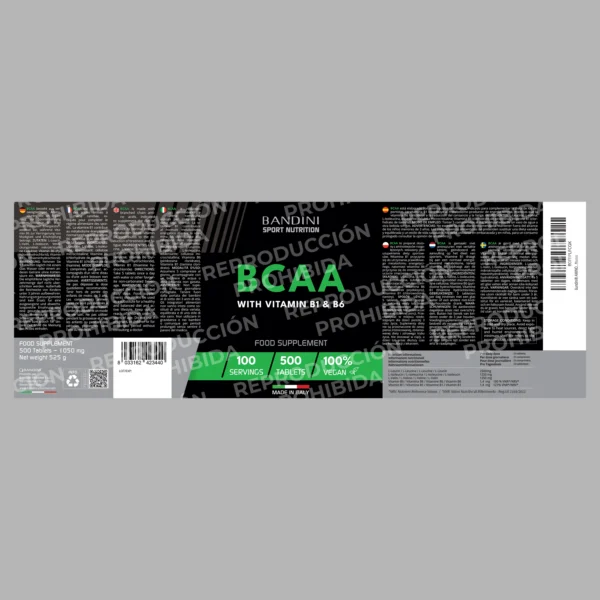 Suplemento de BCAA 500