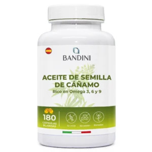 Aceite de semilla de canamo 180 softgels