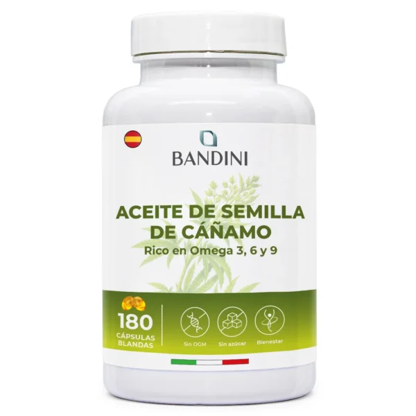Aceite de semilla de canamo 180 softgels