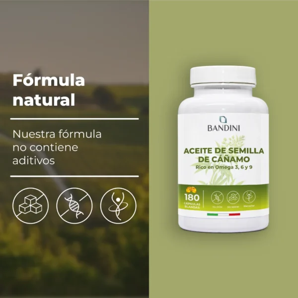 Suplemento de aceite de semilla de cáñamo
