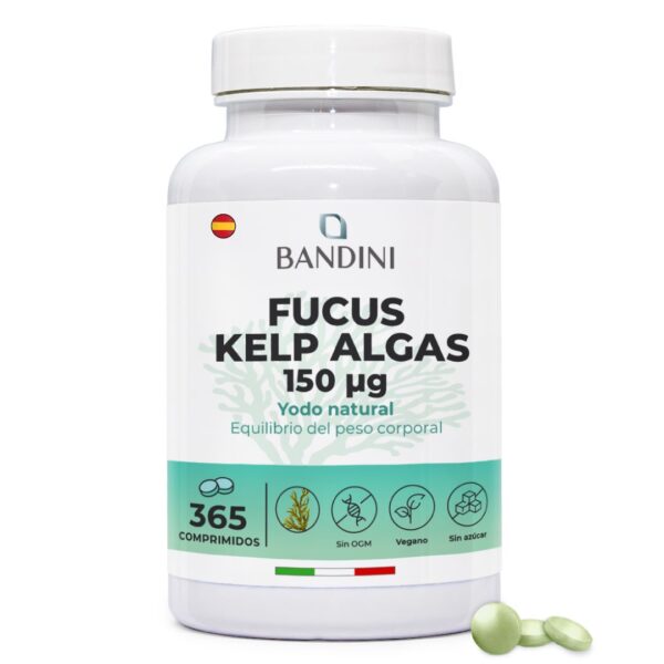 Fucus Kelp Algas 150mcg – 365 Comprimidos