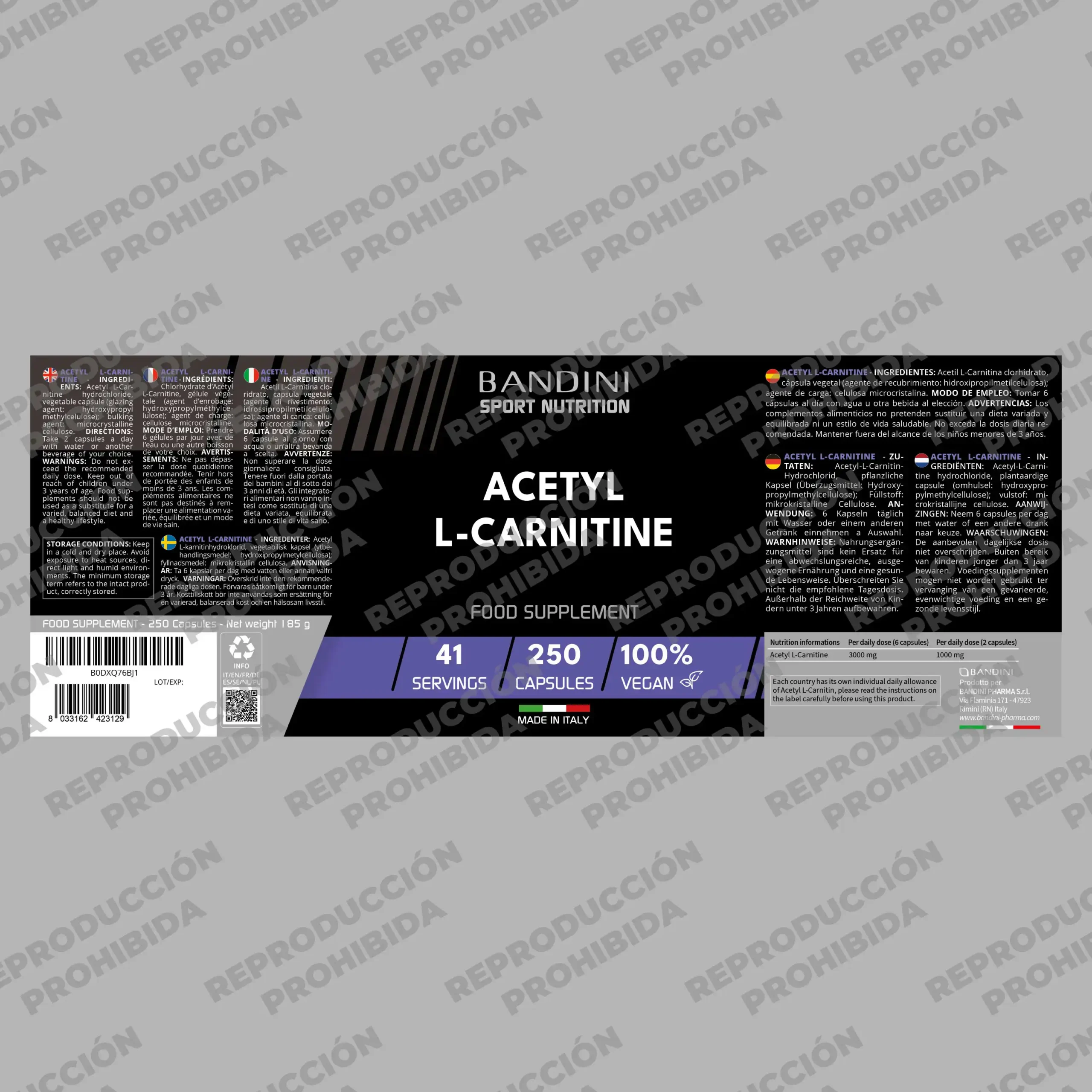 acetil l carnitina cuando tomar Acetil L-Carnitina main image 1