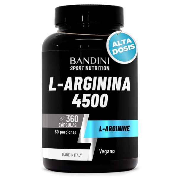 L-Arginina 4500 mg – 360 Cápsulas