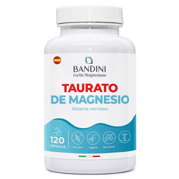 Taurato de Magnesio – 120 Cápsulas