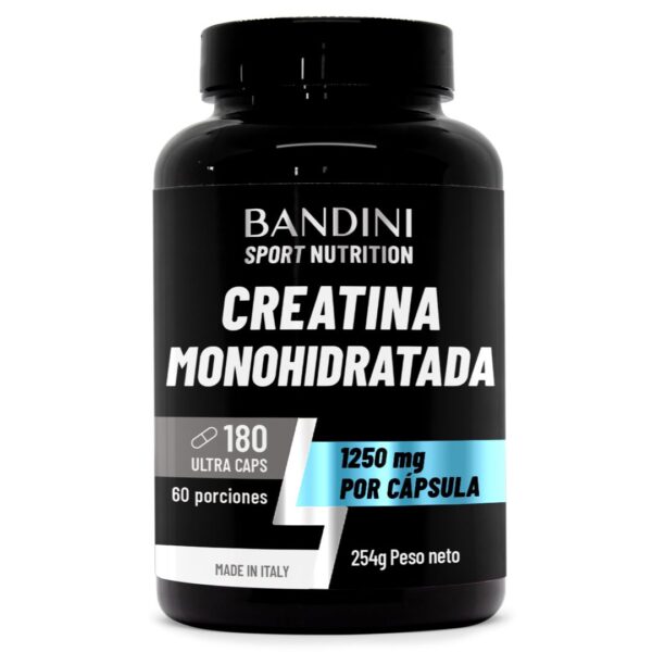 Creatina monohidrato – 180 cápsulas