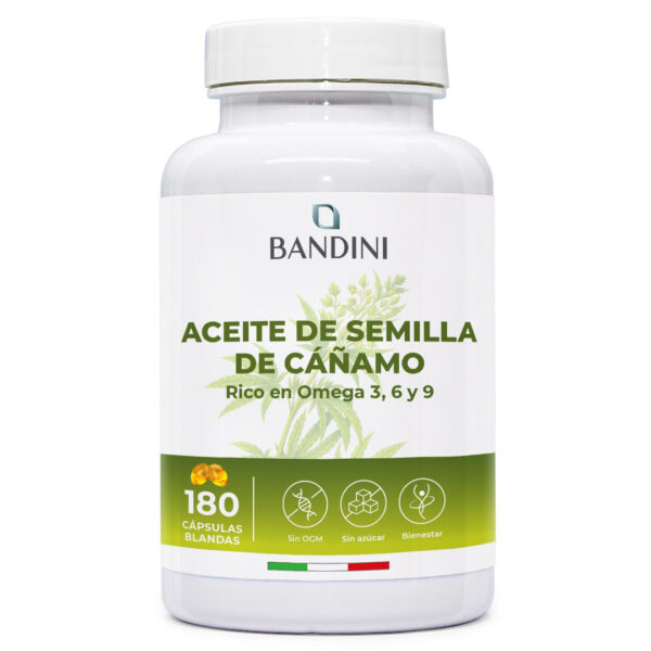 Aceite de Cáñamo – 180 cápsulas blandas