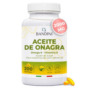 Aceite de Onagra 200mg 200 cápsulas blandas BANDINI main