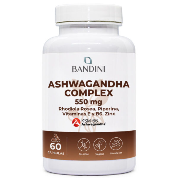 Ashwagandha 550 mg Complejo – 60 cápsulas