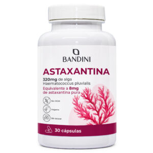 Astaxantina 320mg 8 mg 30 cápsulas BANDINI main