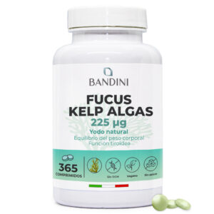 Fucus Kelp Algae 225mcg 365 Comprimidos BANDINI main