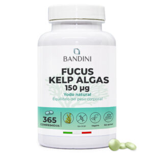 Fucus Kelp Algas 150mcg 365 Comprimidos BANDINI main
