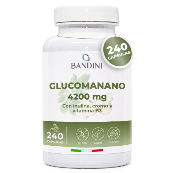 Glucomanano – 240 cápsulas