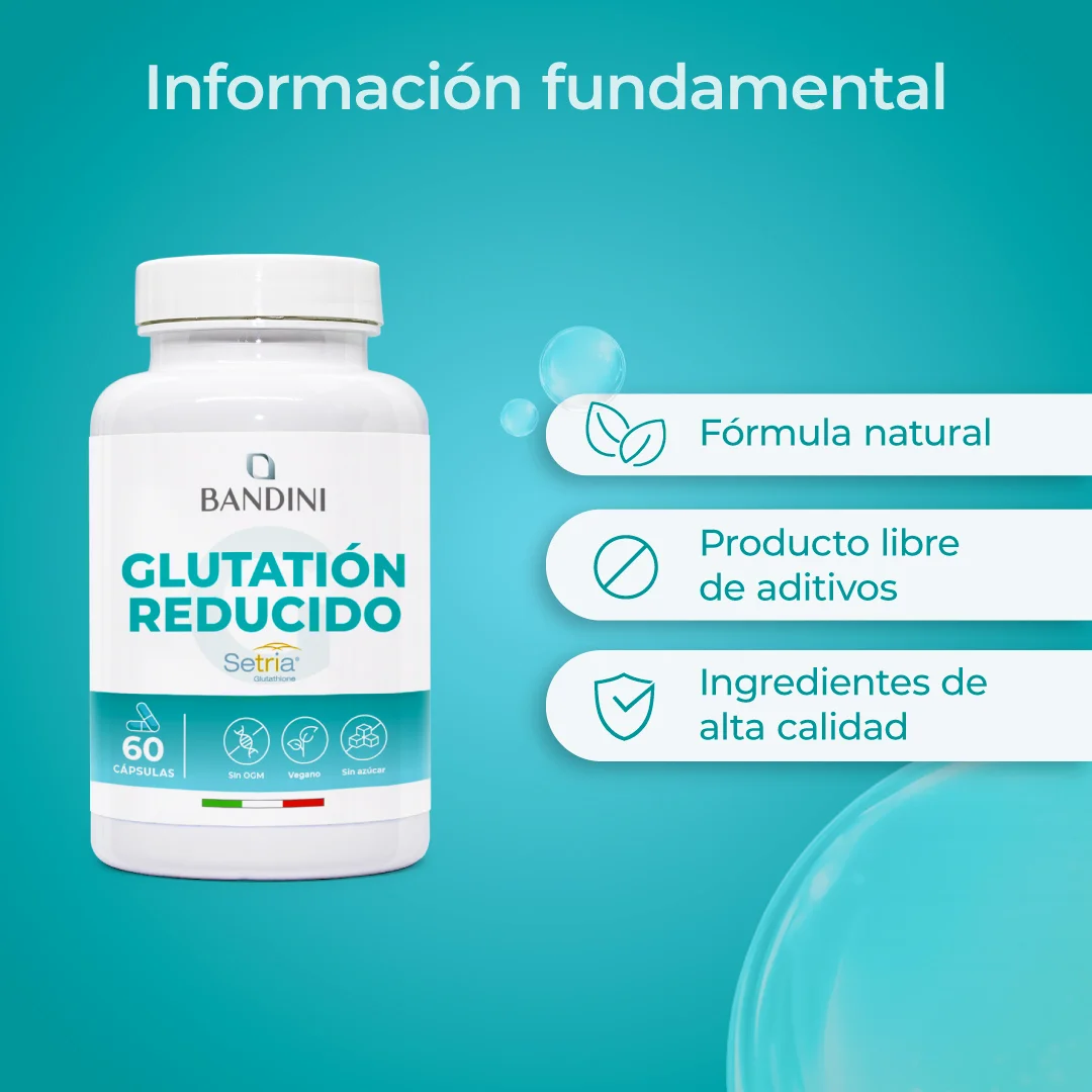 glutathione pastillas Glutation 60 cápsulas