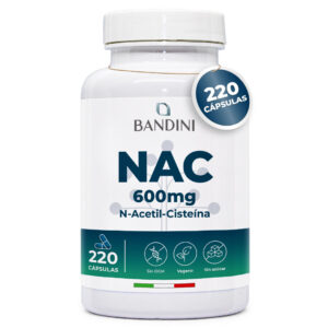 NAC N Acetil Cisteína 600mg 220 Cápsulas BANDINI main