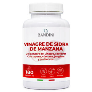 Vinagre de sidra de manzana 180 cápsulas BANDINI main