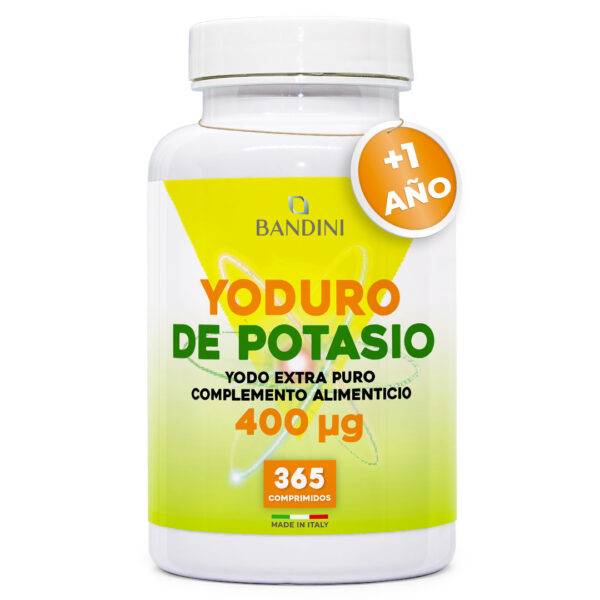 Yoduro de Potasio 400mcg – 365 comprimidos